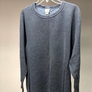 LL Bean Cotton/Wool Pullover Size XL Gray